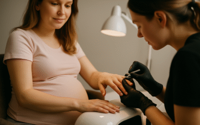 Bezpieczeństwo manicure hybrydowego w ciąży: Fakty i mity